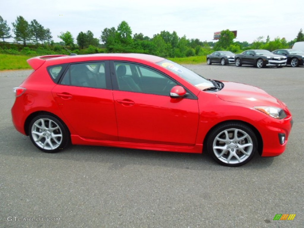 True Red 2010 Mazda MAZDA3 MAZDASPEED3 Sport 5 Door Exterior Photo #65183331