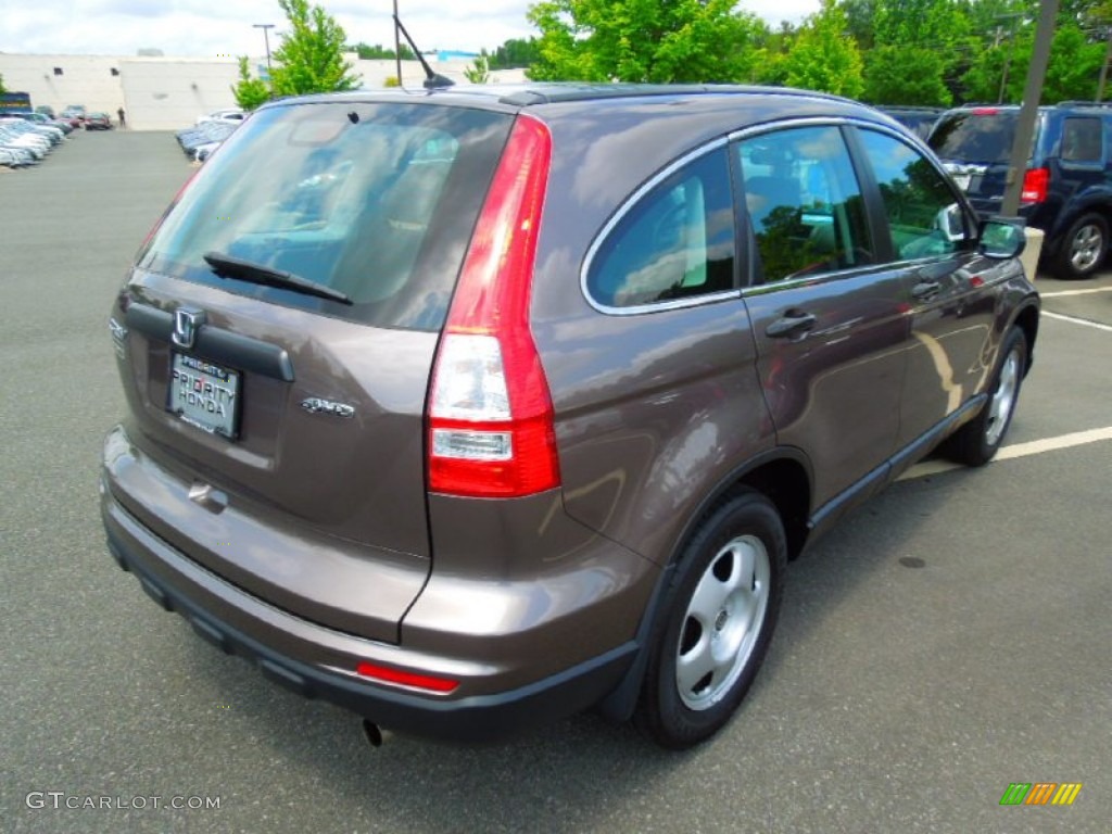 2011 CR-V LX 4WD - Urban Titanium Metallic / Black photo #6