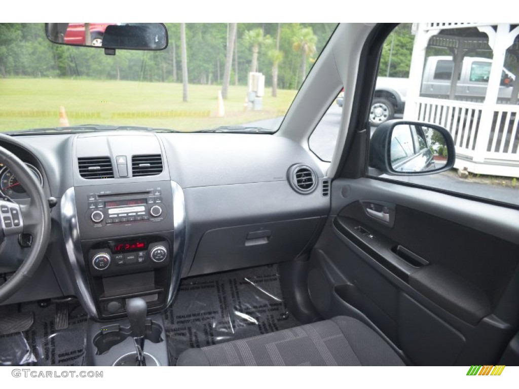 2010 SX4 Crossover Touring AWD - Deep Sea Blue Metallic / Black photo #15