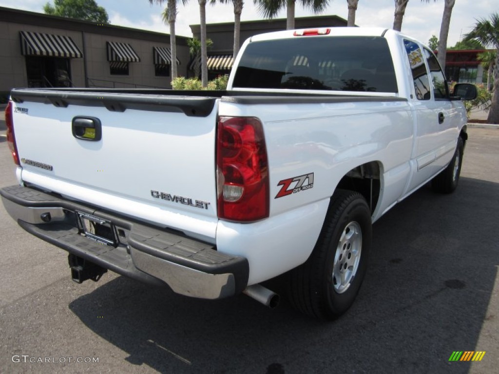 2003 Silverado 1500 Z71 Extended Cab 4x4 - Summit White / Dark Charcoal photo #7