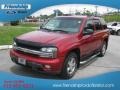 2003 Majestic Red Metallic Chevrolet TrailBlazer LT 4x4  photo #2