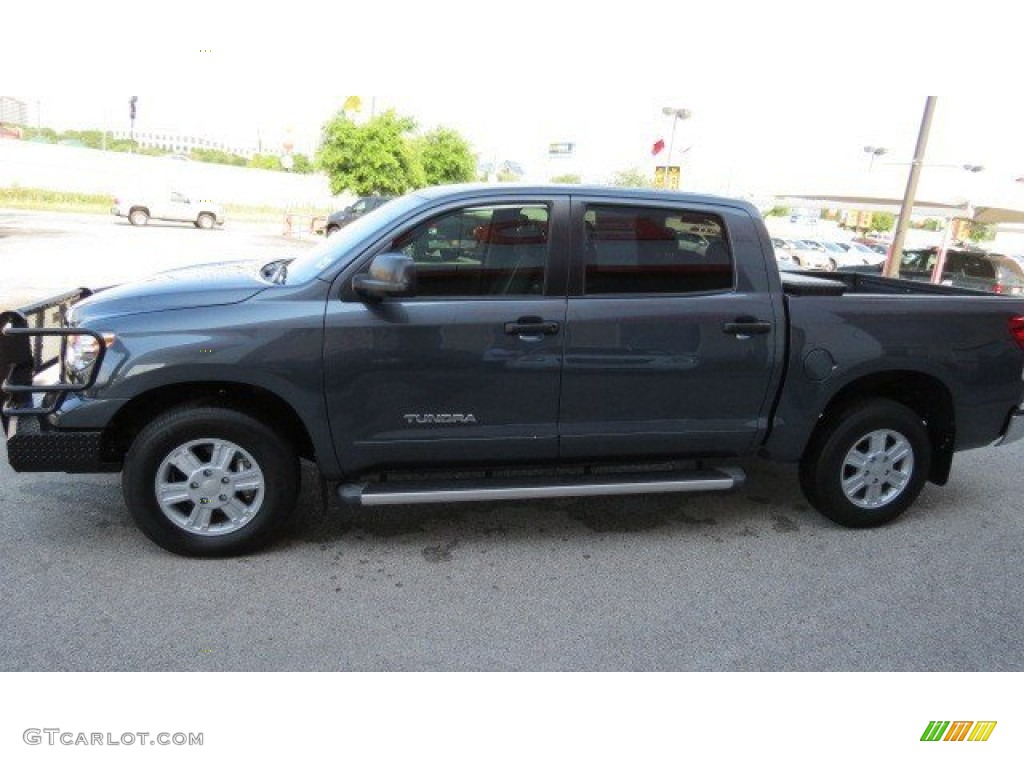 2010 Tundra CrewMax 4x4 - Slate Gray Metallic / Graphite Gray photo #4