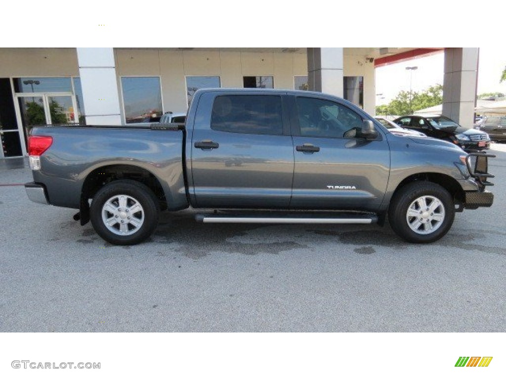 2010 Tundra CrewMax 4x4 - Slate Gray Metallic / Graphite Gray photo #10