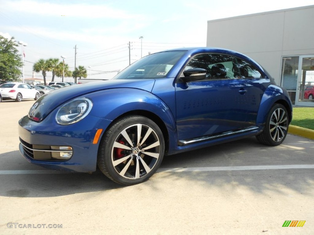 Reef Blue Metallic 2012 Volkswagen Beetle Turbo Exterior Photo #65196783