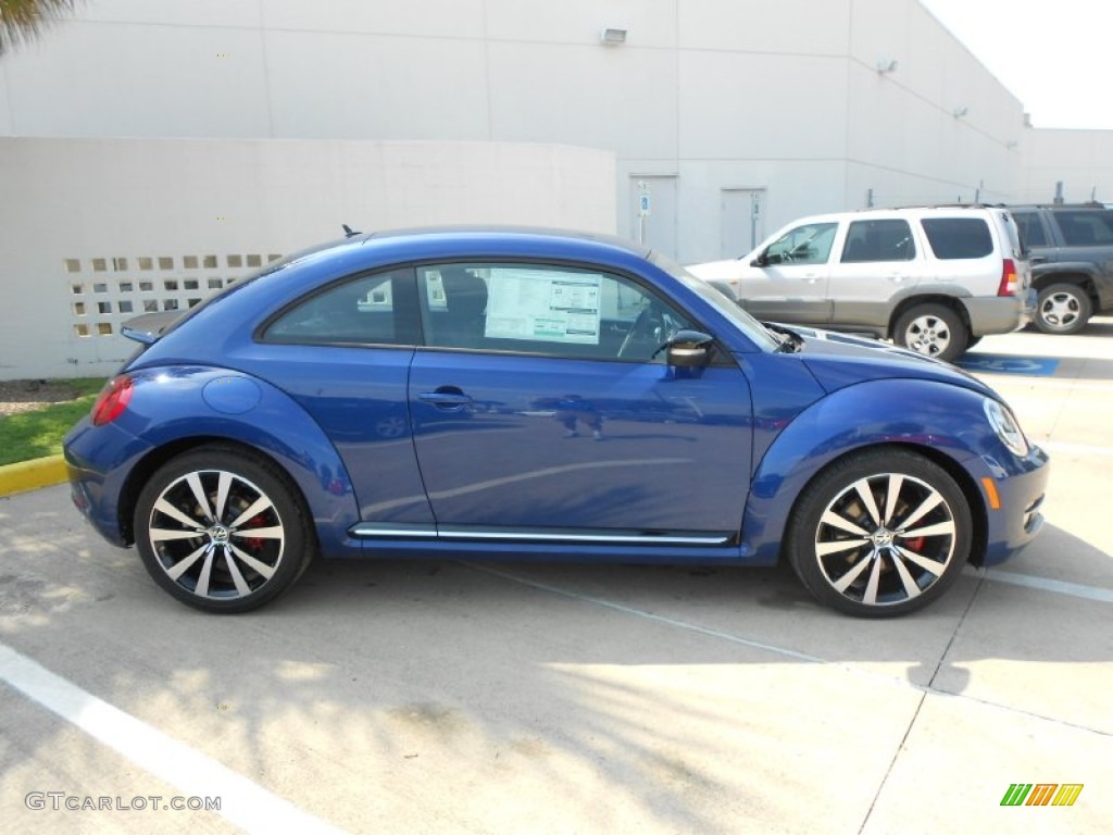 Reef Blue Metallic 2012 Volkswagen Beetle Turbo Exterior Photo #65196828