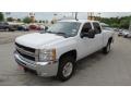 2007 Summit White Chevrolet Silverado 2500HD LTZ Crew Cab 4x4  photo #3