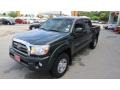 2010 Timberland Mica Toyota Tacoma V6 SR5 PreRunner Double Cab  photo #3