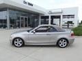 2009 Cashmere Silver Metallic BMW 1 Series 128i Convertible  photo #5