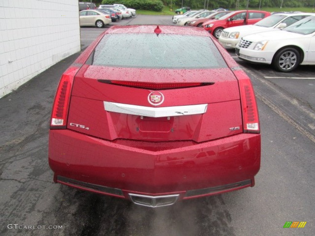2012 CTS 4 AWD Coupe - Crystal Red Tintcoat / Ebony/Ebony photo #9