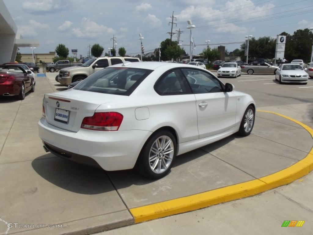 2012 1 Series 128i Coupe - Alpine White / Black photo #3