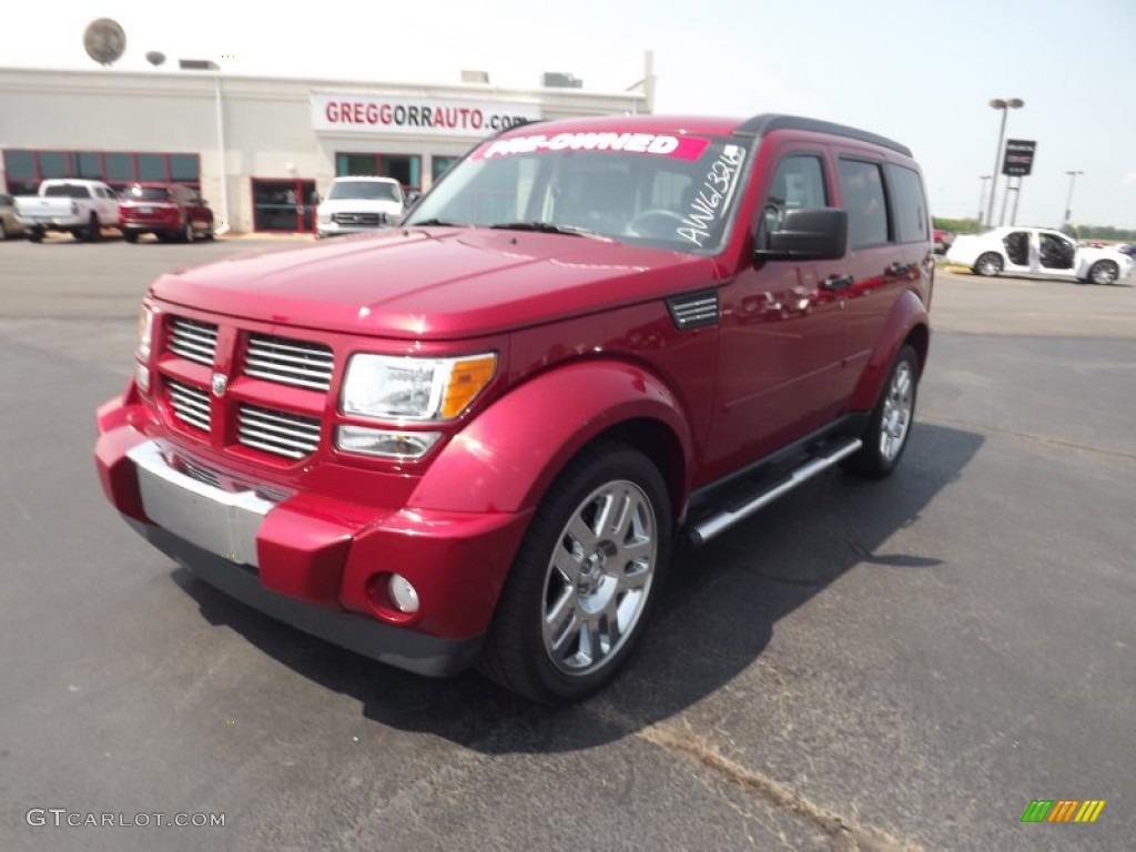 2010 Inferno Red Crystal Pearl Dodge Nitro Heat 4x4 #65184995 | GTCarLot.com - Car Color Galleries