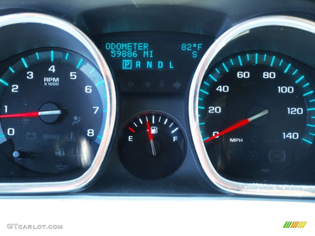 2009 Traverse LT - Dark Blue Metallic / Dark Gray/Light Gray photo #13
