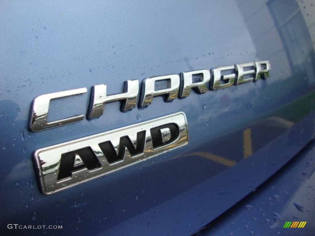 2007 Charger SXT AWD - Marine Blue Pearl / Dark Slate Gray/Light Graystone photo #6