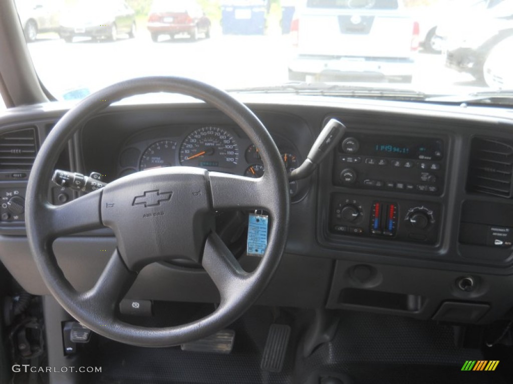 2003 Silverado 1500 LS Extended Cab 4x4 - Dark Gray Metallic / Dark Charcoal photo #4