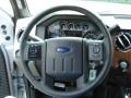 2012 Ingot Silver Ford F450 Super Duty Lariat Crew Cab 4x4 Dually  photo #18