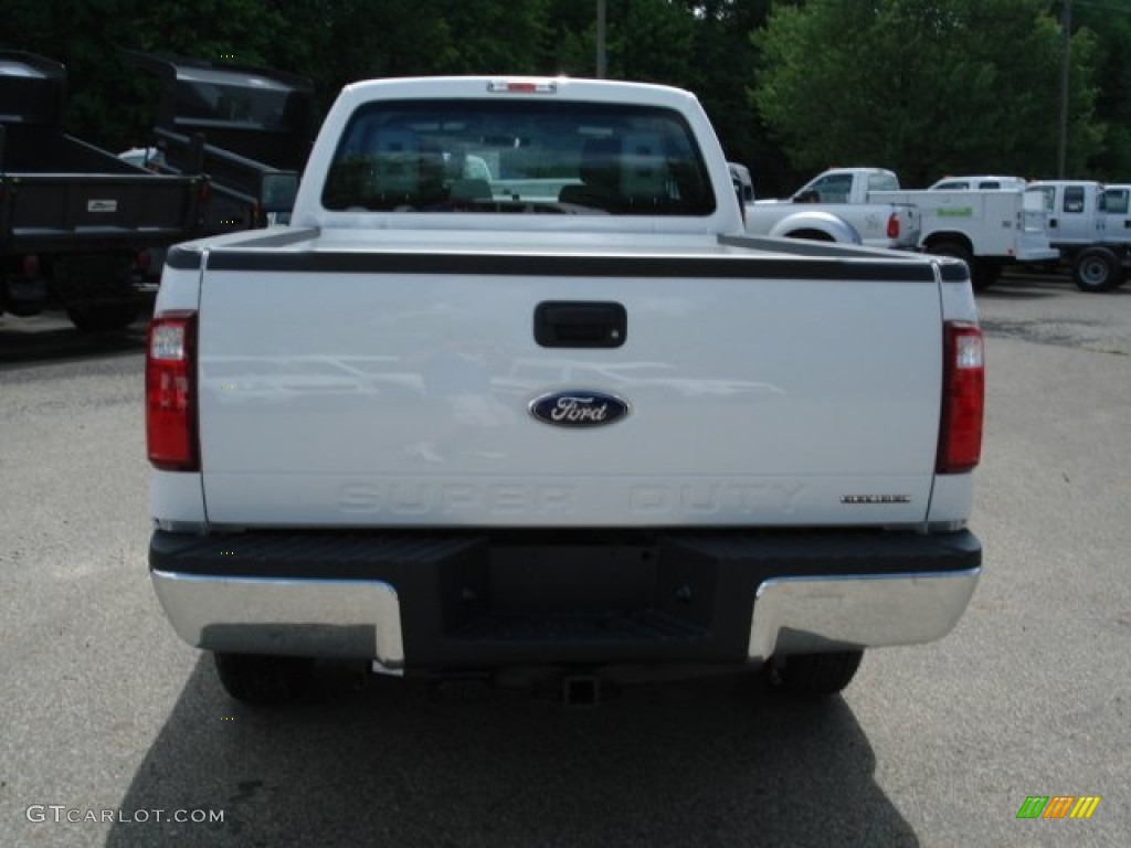 2012 F350 Super Duty XL SuperCab 4x4 - Oxford White / Steel photo #7