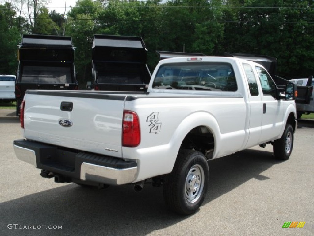 2012 F350 Super Duty XL SuperCab 4x4 - Oxford White / Steel photo #8