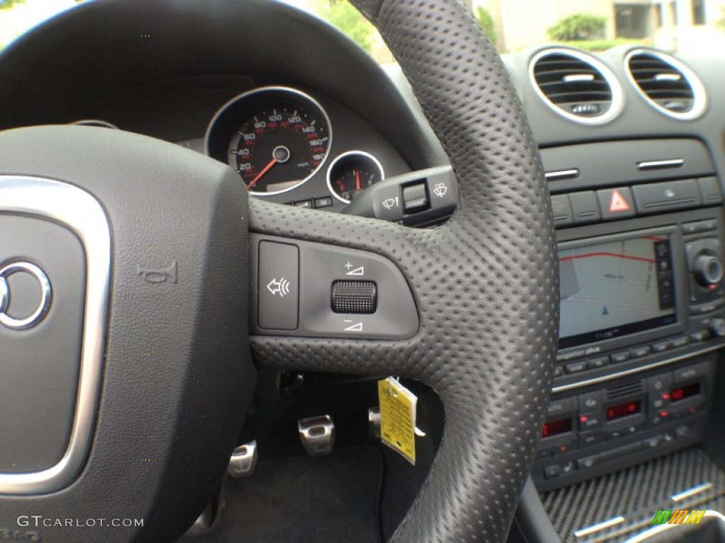 2008 Audi RS4 4.2 quattro Convertible Controls Photo #65205714