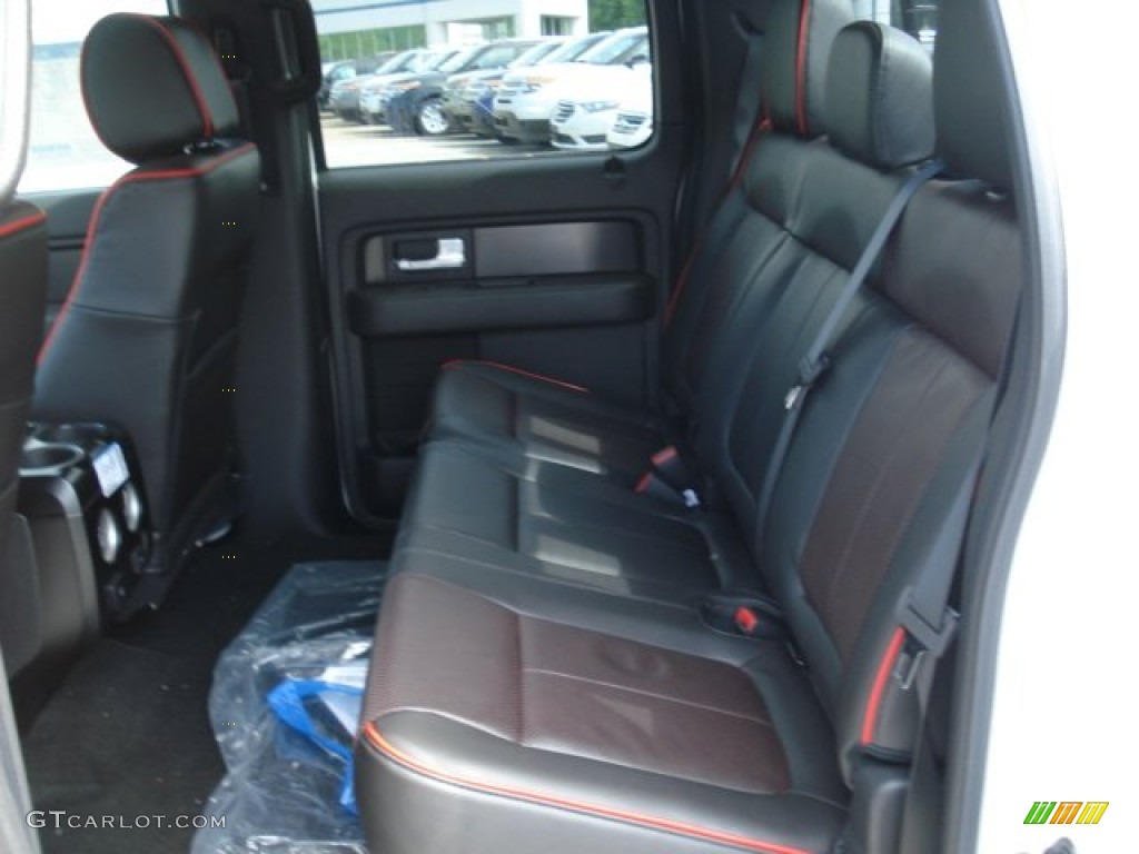 FX Sport Appearance Black/Red Interior 2012 Ford F150 FX4 SuperCrew 4x4 Photo #65206270