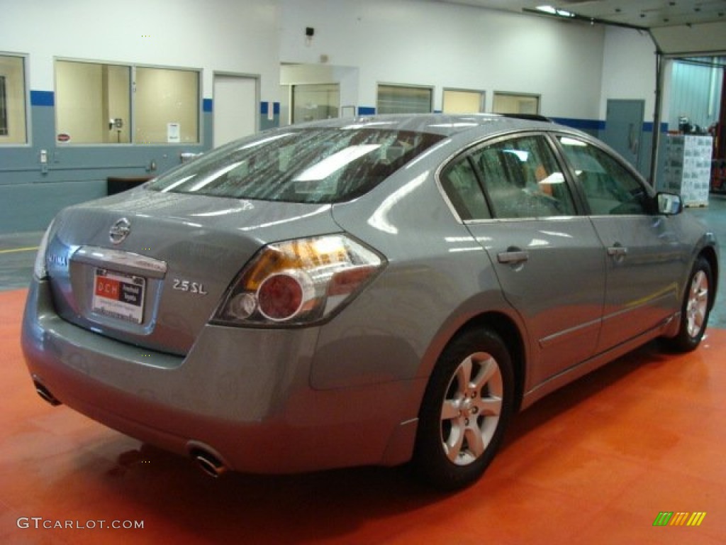 2008 Altima 2.5 SL - Precision Gray Metallic / Charcoal photo #9