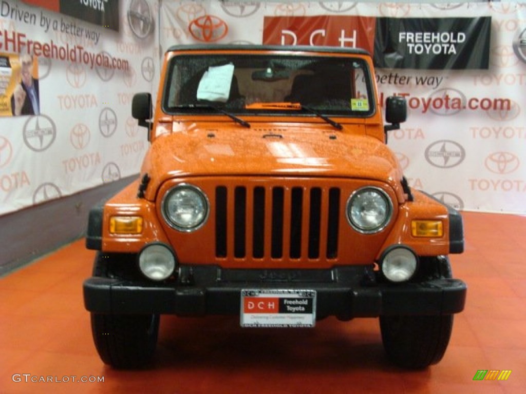 2006 Wrangler Sport 4x4 - Impact Orange / Dark Slate Gray photo #2