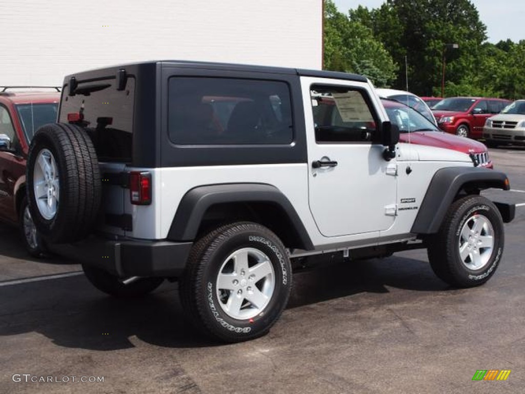 2012 Wrangler Sport 4x4 - Bright Silver Metallic / Black photo #3