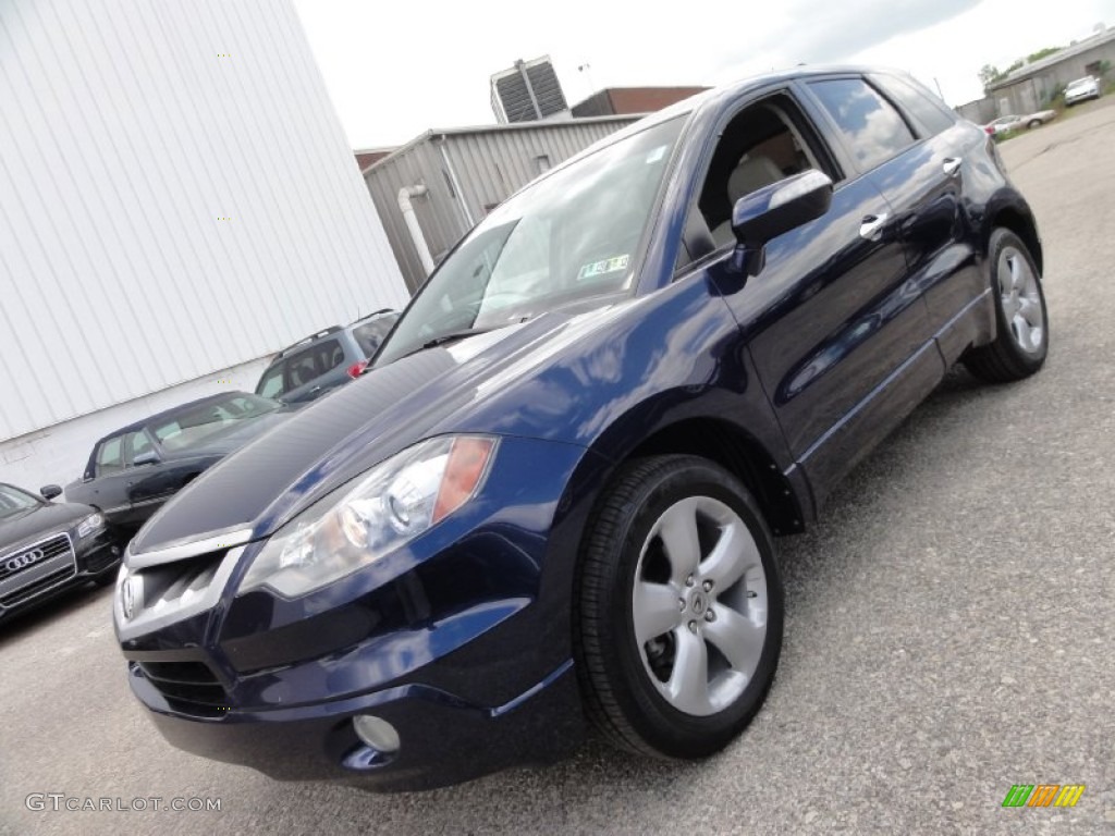 2009 RDX SH-AWD - Royal Blue Pearl / Taupe photo #3