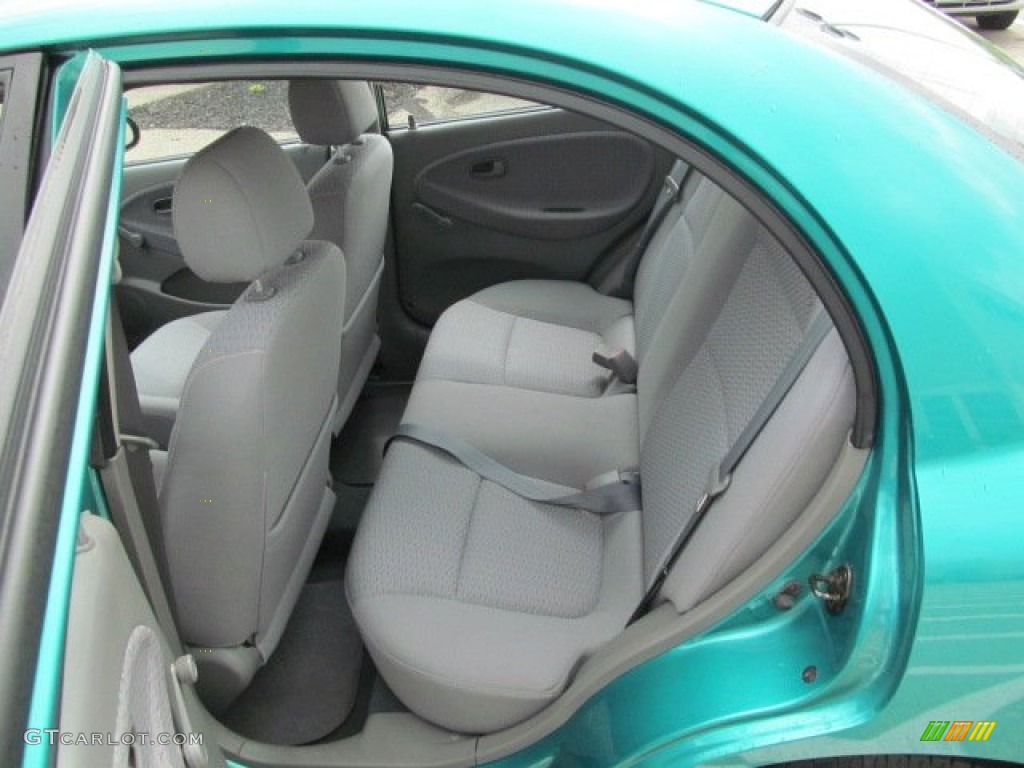2001 Rio Sedan - Emerald Green / Gray photo #9