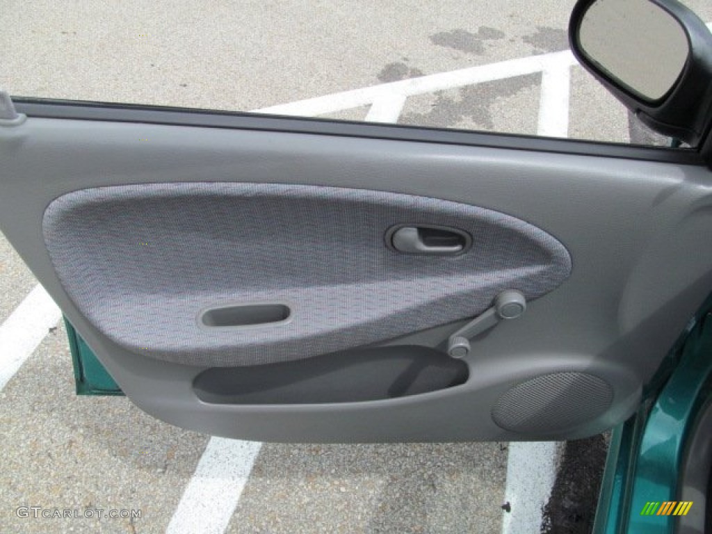 2001 Rio Sedan - Emerald Green / Gray photo #11