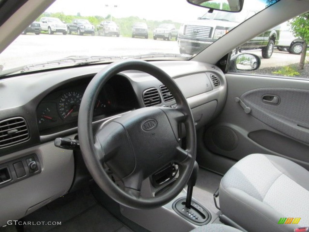 2001 Rio Sedan - Emerald Green / Gray photo #12