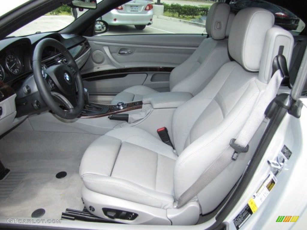 2009 3 Series 335i Convertible - Titanium Silver Metallic / Grey photo #2