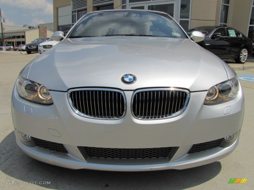 2009 3 Series 335i Convertible - Titanium Silver Metallic / Grey photo #7