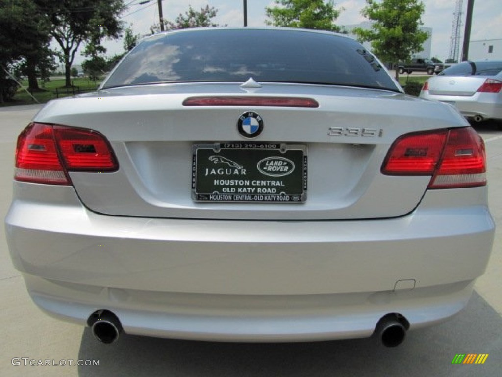 2009 3 Series 335i Convertible - Titanium Silver Metallic / Grey photo #10