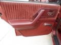 1992 Buick Century Red Interior Door Panel Photo