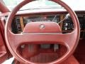 1992 Buick Century Red Interior Steering Wheel Photo