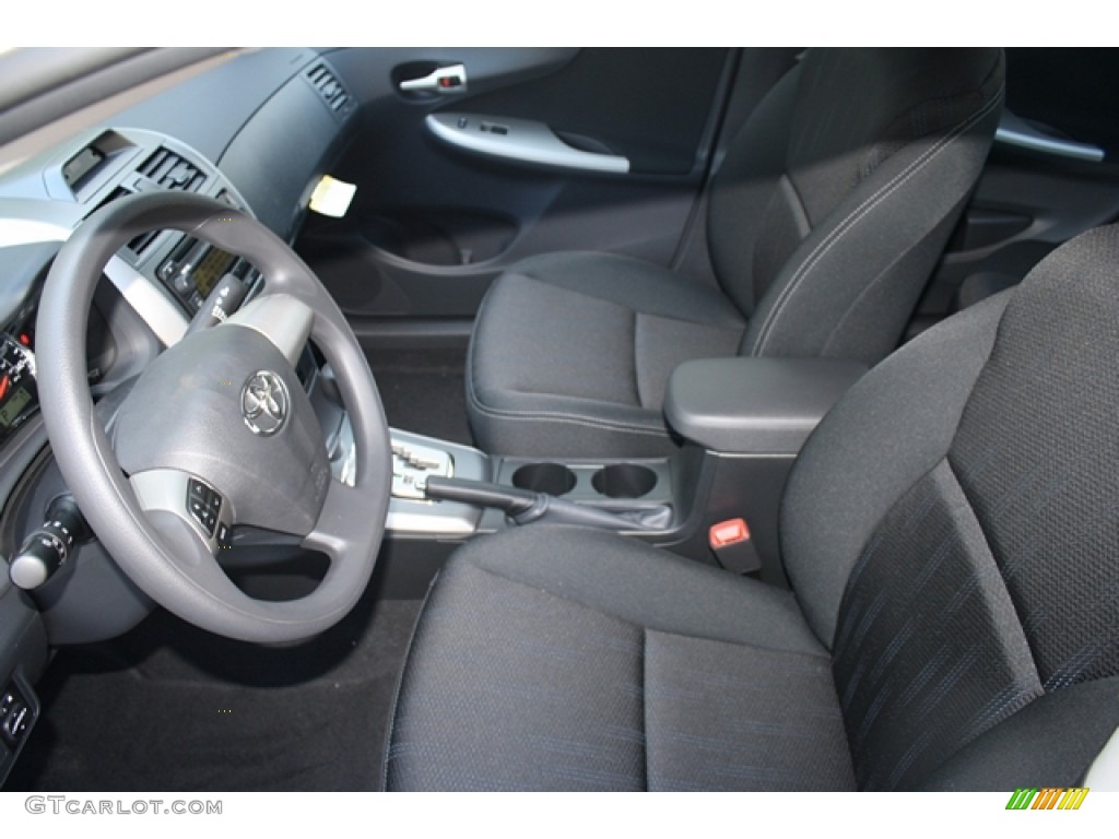 2012 Corolla S - Super White / Dark Charcoal photo #5