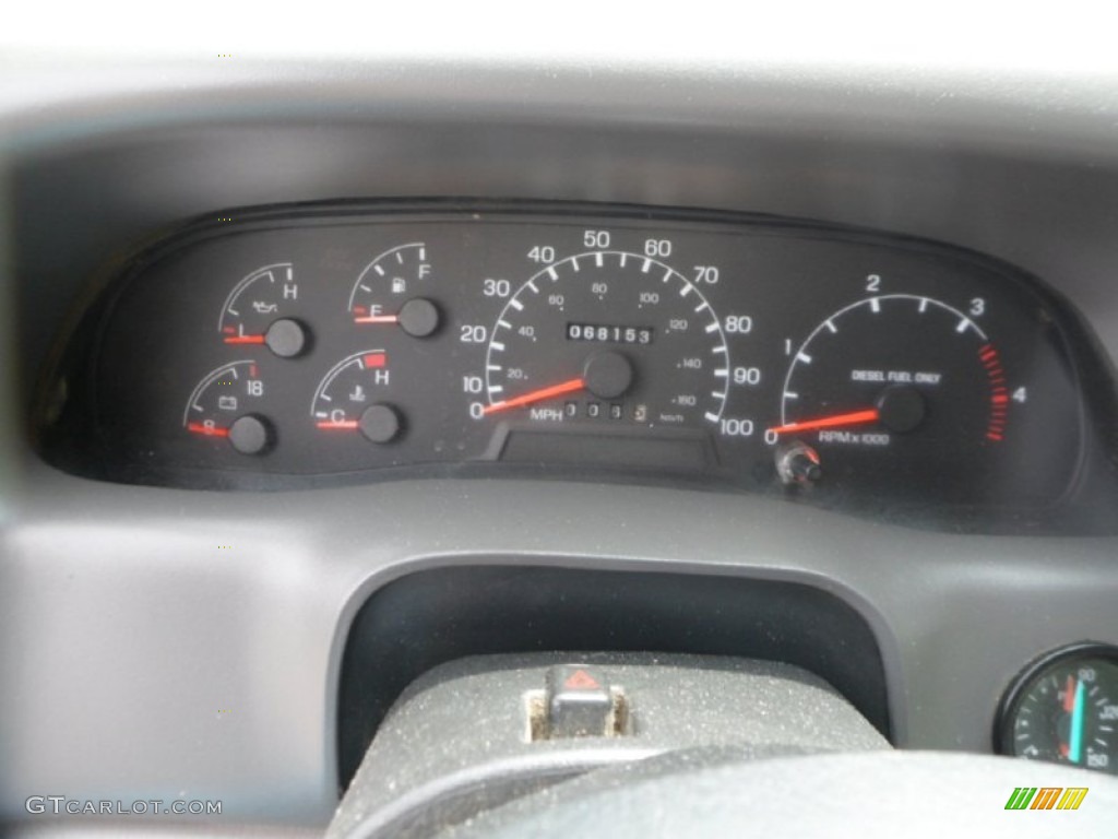 2001 Ford F750 Super Duty XL Crew Cab Utility Truck Gauges Photos