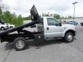 2005 Silver Metallic Ford F350 Super Duty XL Regular Cab 4x4 Stake Truck  photo #19