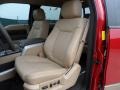 2012 Ford F150 Lariat SuperCrew Front Seat