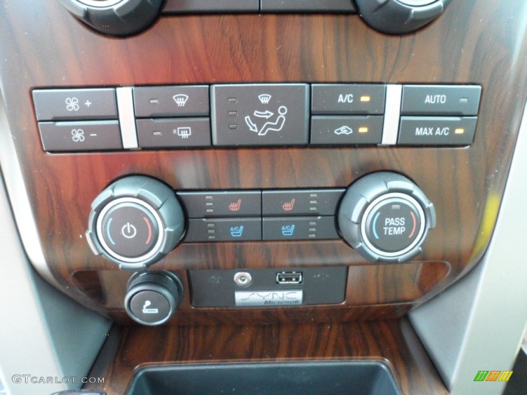 2012 Ford F150 Lariat SuperCrew Controls Photo #65220551