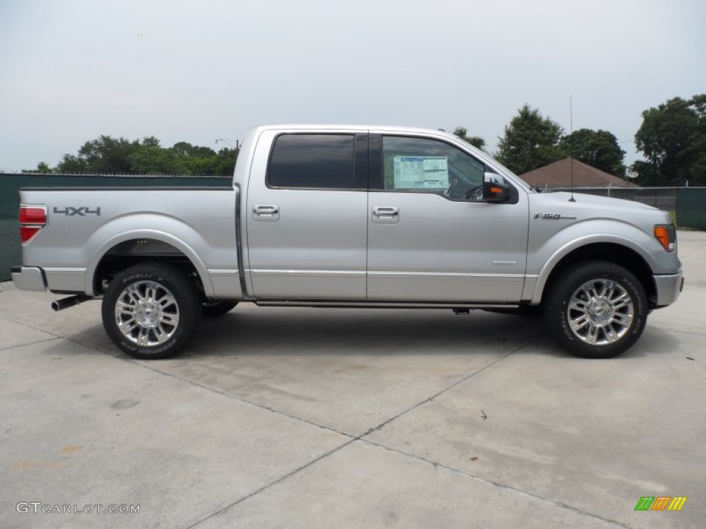 Ingot Silver Metallic 2012 Ford F150 Platinum SuperCrew 4x4 Exterior Photo #65220982