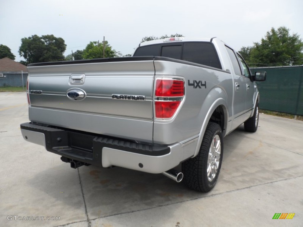 Ingot Silver Metallic 2012 Ford F150 Platinum SuperCrew 4x4 Exterior Photo #65220991