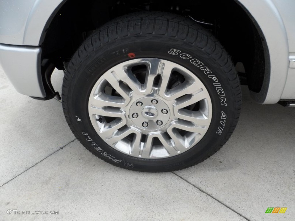 2012 Ford F150 Platinum SuperCrew 4x4 Wheel Photo #65221039