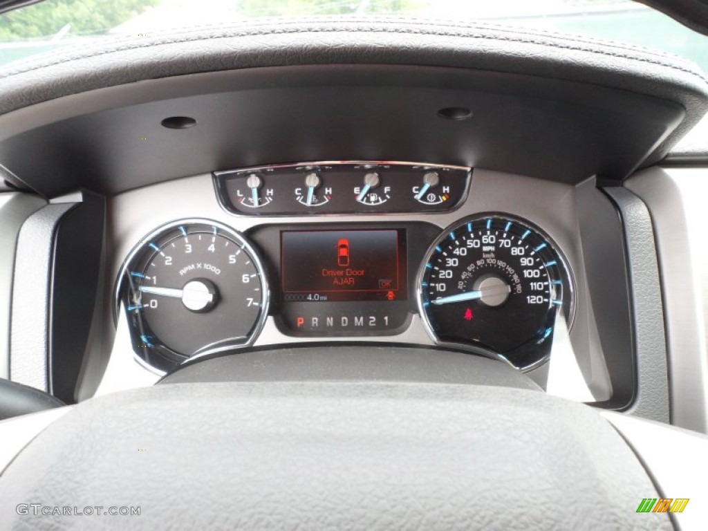 2012 Ford F150 Platinum SuperCrew 4x4 Gauges Photo #65221204