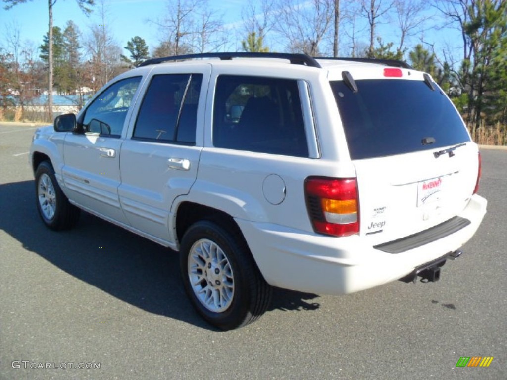 2002 Grand Cherokee Limited 4x4 - Stone White / Taupe photo #4