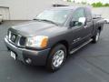 2005 Smoke Gray Nissan Titan LE King Cab 4x4  photo #2