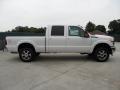 2012 White Platinum Metallic Tri-Coat Ford F250 Super Duty Lariat Crew Cab 4x4  photo #2