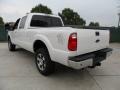 2012 White Platinum Metallic Tri-Coat Ford F250 Super Duty Lariat Crew Cab 4x4  photo #5