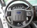 2012 White Platinum Metallic Tri-Coat Ford F250 Super Duty Lariat Crew Cab 4x4  photo #35