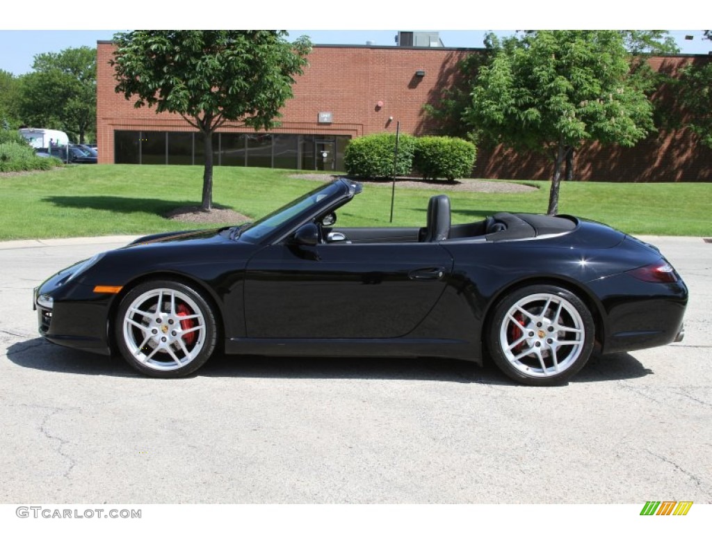 Black 2009 Porsche 911 Carrera S Cabriolet Exterior Photo #65223205